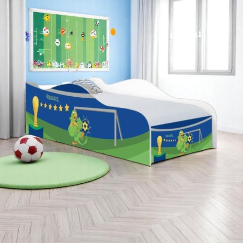 Cama Carro Solteiro Joy Copa do Mundo Solteiro