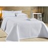 Cobre Leito Colcha Casal Pratic 3 Peças Percal 200 Fios Algodão Matelassado Bernadete Casa - 2