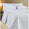 Cobre Leito Colcha Casal Pratic 3 Peças Percal 200 Fios Algodão Matelassado Bernadete Casa - 1