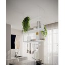 Ver imagem 1 de NICHO DE TETO PARA COZINHA 95CM BRANCO COM PRATELEIRA BRANCA