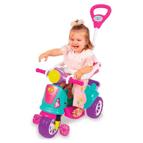 Triciclo a Pedal Infantil Feminino Avespa Maral Ref: 3173