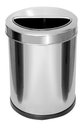 Ver imagem 1 de Lixeira em Aço Inox com Aro Meia Lua 13,5 Litros Cor:aço Inox