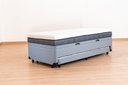 Ver imagem 3 de Cama 3 em 1 Solteiro Serenelife - Suede Cinza Escuro