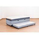 Ver imagem 1 de Cama 3 em 1 Solteiro Serenelife - Suede Cinza Escuro