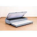 Ver imagem 5 de Cama 3 em 1 Solteiro Serenelife - Suede Cinza Escuro