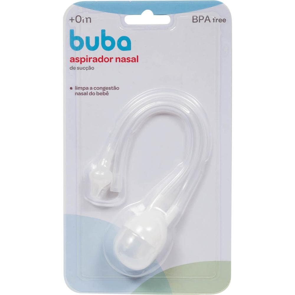 Aspirador Nasal de Sucção Bebê Higiene Nariz Sugador de Catarro Buba - 5