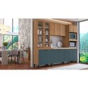 Ver imagem 1 de Cozinha Modulada Finesse Ambiente Composição 16 Capuccino Azul - Thb