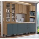 Ver imagem 3 de Cozinha Modulada Finesse Ambiente Composição 16 Capuccino Azul - Thb