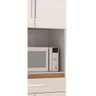 Armario Villa Cozinha 04 Portas Cor Branco Com Canela PASSE BEM BRANCO / CANELATO - 3