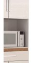 Ver imagem 3 de Armario Villa Cozinha 04 Portas Cor Branco Com Canela PASSE BEM BRANCO / CANELATO