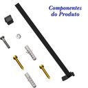 Ver imagem 2 de Suporte Refletor Inclinado Parede Braço 60 Cm Preto
