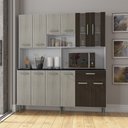 Ver imagem 2 de Kit Cozinha Marcela Branco/Rovere/Amêndoa