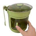 Ver imagem 5 de Balde Forma de Gelo Recipiente Pegador Tampa Alça Dispenser Reservatorio Casa Reuniao Entretenimento