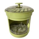 Ver imagem 1 de Balde Forma de Gelo Recipiente Pegador Tampa Alça Dispenser Reservatorio Casa Reuniao Entretenimento