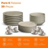 Jogo de Jantar 30 Peças Cerâmica Stoneware Bio Campestre Porto Brasil - 2