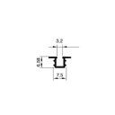Ver imagem 2 de Trilho Inferior Embutir 3008 Fosco 3m - Rfc