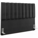 Ver imagem 1 de Cabeceira Cama Box Casal Queen 160 Cm Preto Metalizado