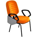 Ver imagem 2 de Cadeira Universitária Diretor Gomada Linha Blenda Laranja