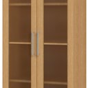 Ver imagem 6 de Estante Livreiro Ditália Aspen 2 Porta Vidro Carvalho CD-308