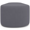 Ver imagem 4 de Cabeceira Cama Box Casal 160cm Lanna com Puff Recamier Doha W01 Suede Cinza - Lyam Decor