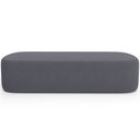 Ver mais imagens de Cabeceira Cama Box Casal 160cm Lanna com Puff Recamier Doha W01 Suede Cinza - Lyam Decor