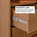 Ver imagem 7 de Guarda-Roupa Casal Modulado Andorra 6 Portas 6 Gavetas Freijó/Branco - Pnr Móveis