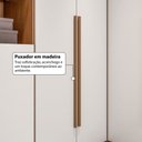 Ver imagem 5 de Guarda-Roupa Casal Modulado Andorra 6 Portas 6 Gavetas Freijó/Branco - Pnr Móveis