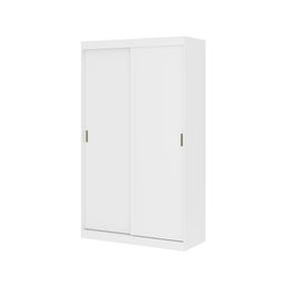 Guarda-roupa Solteiro 2 Portas de Correr 2 Gavetas Branco Carraro - 5