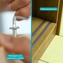 Ver imagem 3 de Guarda-roupa Solteiro 2 Portas de Correr 2 Gavetas Branco Carraro