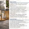 Conjunto Sala de Jantar Mesa 120x80cm Tampo Mdf/vidro com 4 Cadeiras Espanha Yescasa - 13