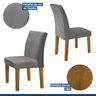 Conjunto Sala de Jantar Mesa 120x80cm Tampo Mdf/vidro com 4 Cadeiras Espanha Yescasa - 6
