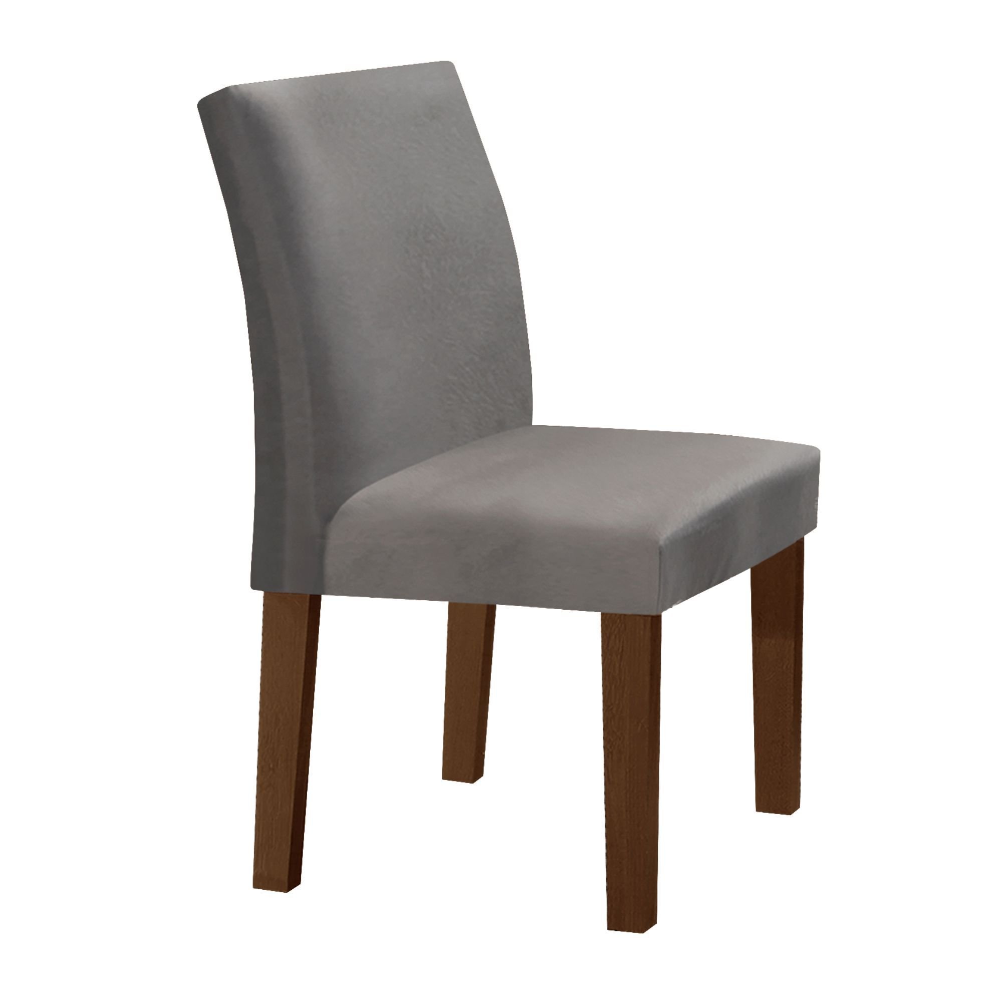 Conjunto Sala de Jantar Mesa 120x80cm Tampo MDF/Vidro com 4 Cadeiras Espanha Yescasa  - 12