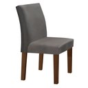 Ver imagem 5 de Conjunto Sala de Jantar Mesa 120x80cm Tampo MDF/Vidro com 4 Cadeiras Espanha Yescasa