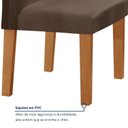 Ver mais imagens de Conjunto Sala de Jantar Mesa 120x80cm Tampo MDF/Vidro com 4 Cadeiras Espanha Yescasa