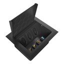 Ver imagem 1 de Caixa de Embutir 3 Tomadas 20a 2 Rj45 1 USB 1 HDMI - Preta