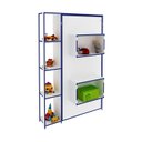 Ver imagem 7 de Cama Infantil Articulada CM8013  4 Prateleiras 2 Nichos 128,5x198,5x193cm