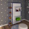Cama Infantil Articulada CM8013  4 Prateleiras 2 Nichos 128,5x198,5x193cm - 9