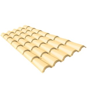 Telha PVC Colonial 328x86cm Permatti
