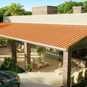 Ver imagem 7 de Telha Colonial PVC 3,28x0,86cm 5 Ondas Permatti