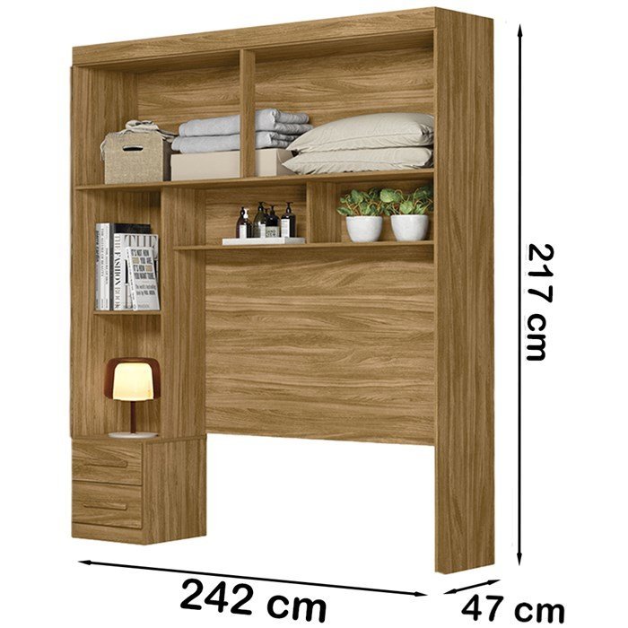 Dormitorio Modulado Casal 6 Portas FL0270 Freijo Moval - 5