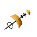 Ver imagem 2 de Kit 10 Unidades Vedação e Fixação Colonial Permatti Bege