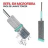 Mop Inteligente 360° Vassoura Rodo Magico Flexível Giratório com Refil - Limpa Lava e Seca - 6