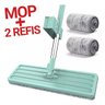 Mop Inteligente 360° Vassoura Rodo Magico Flexível Giratório com Refil - Limpa Lava e Seca - 5