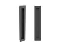Ver imagem 1 de Puxador Concha/Cava 30cm em Aço Inox Cor Preto Fosco (2un)