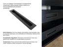 Ver imagem 4 de Puxador Concha/Cava 30cm em Aço Inox Cor Preto Fosco (2un)