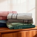 Ver imagem 3 de Toalha de Banho Vitta Verde Escuro 70x130cm Camesa
