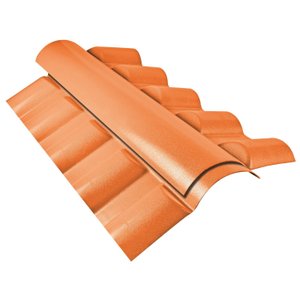 Cumeeira Central Articulada 88x56cm 2 Peças Permatti