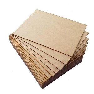 Chapa Placa Mdf 3mm (42cm X 30cm) 24peças (claro)
