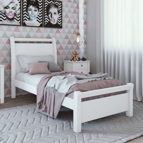 Cama Solteiro Reali Móveis Lopas