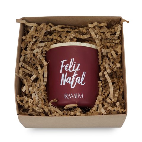 Vela Aromática Feliz Natal Presente Perfeito para o Fim de Ano